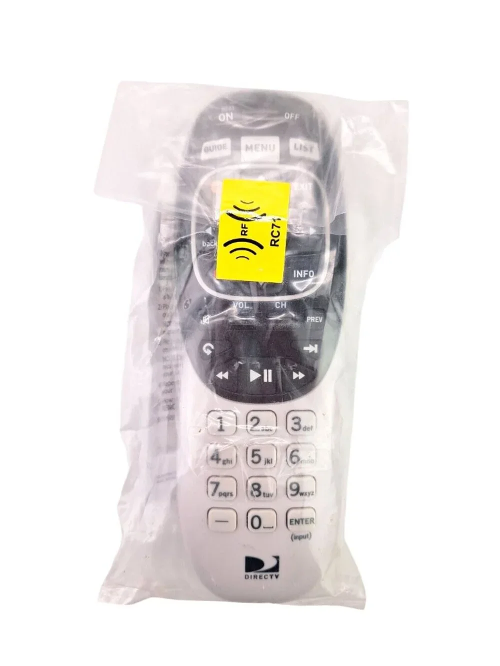 DirecTV RC71 Remote Control With RF Capabilities Peanut Direct TV Genie New
